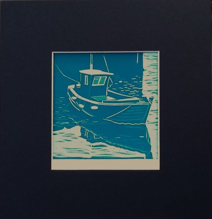 Blue Fishing Boat