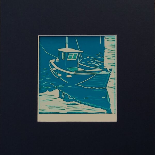 Blue Fishing Boat