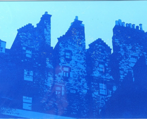 3. Blue Edinburgh Tenements