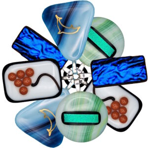 Glass jewellery