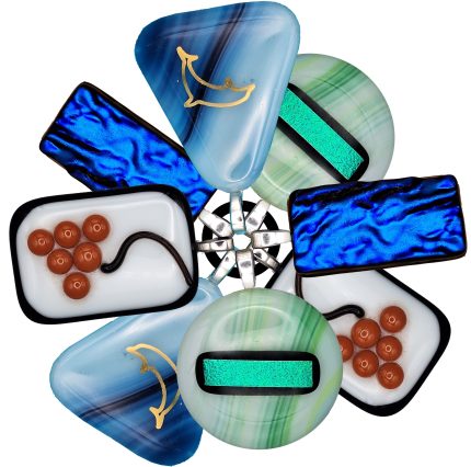 Glass jewellery