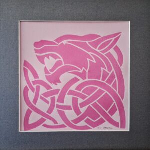 Celtic Lion Magenta